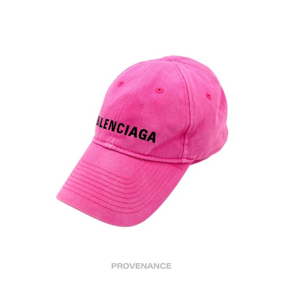 🔴 Balenciaga Embroidered Logo Cap - Washed Pink - Picture 2 of 11